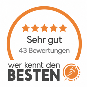 wer kennt den Besten: Sehr gut, 43 Bewertungen